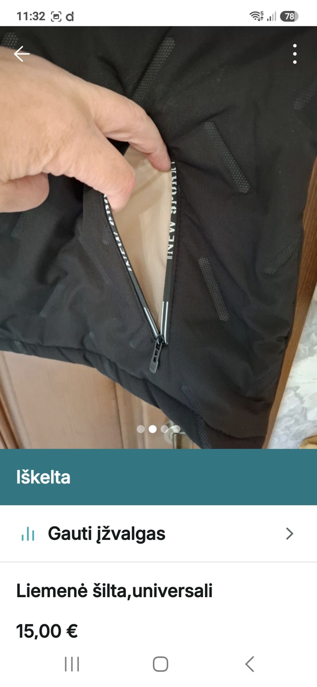 Universali šilta liemenė — nuotrauka 2