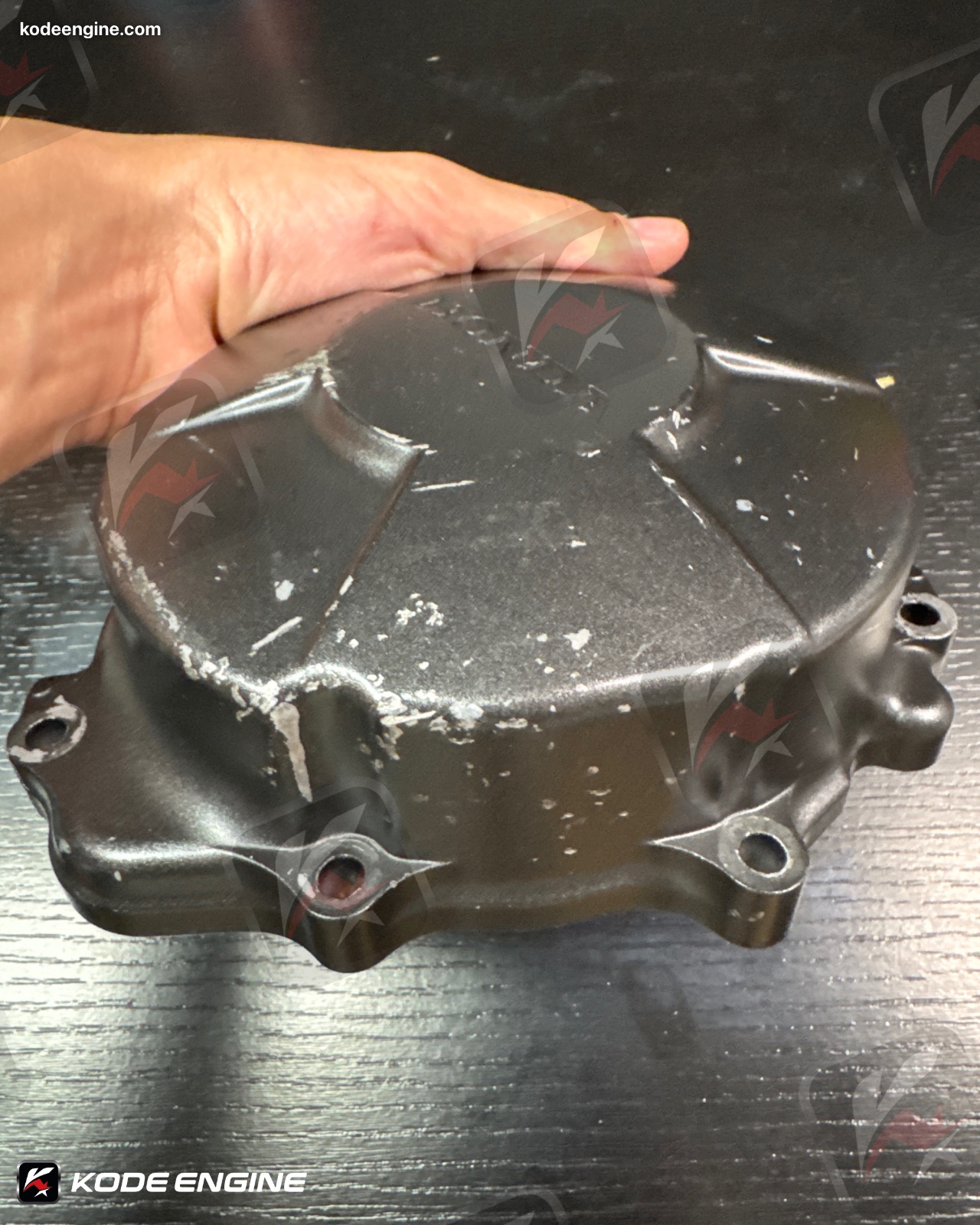 Moto2 Honda CBR600rr Engine alternator Cover - Left Side (Used) image 5