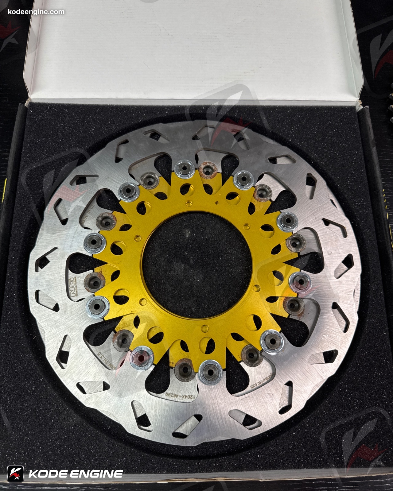 NTC Moto2 brake disc - 320mm with 0.5mm offset (Used condition) image 1