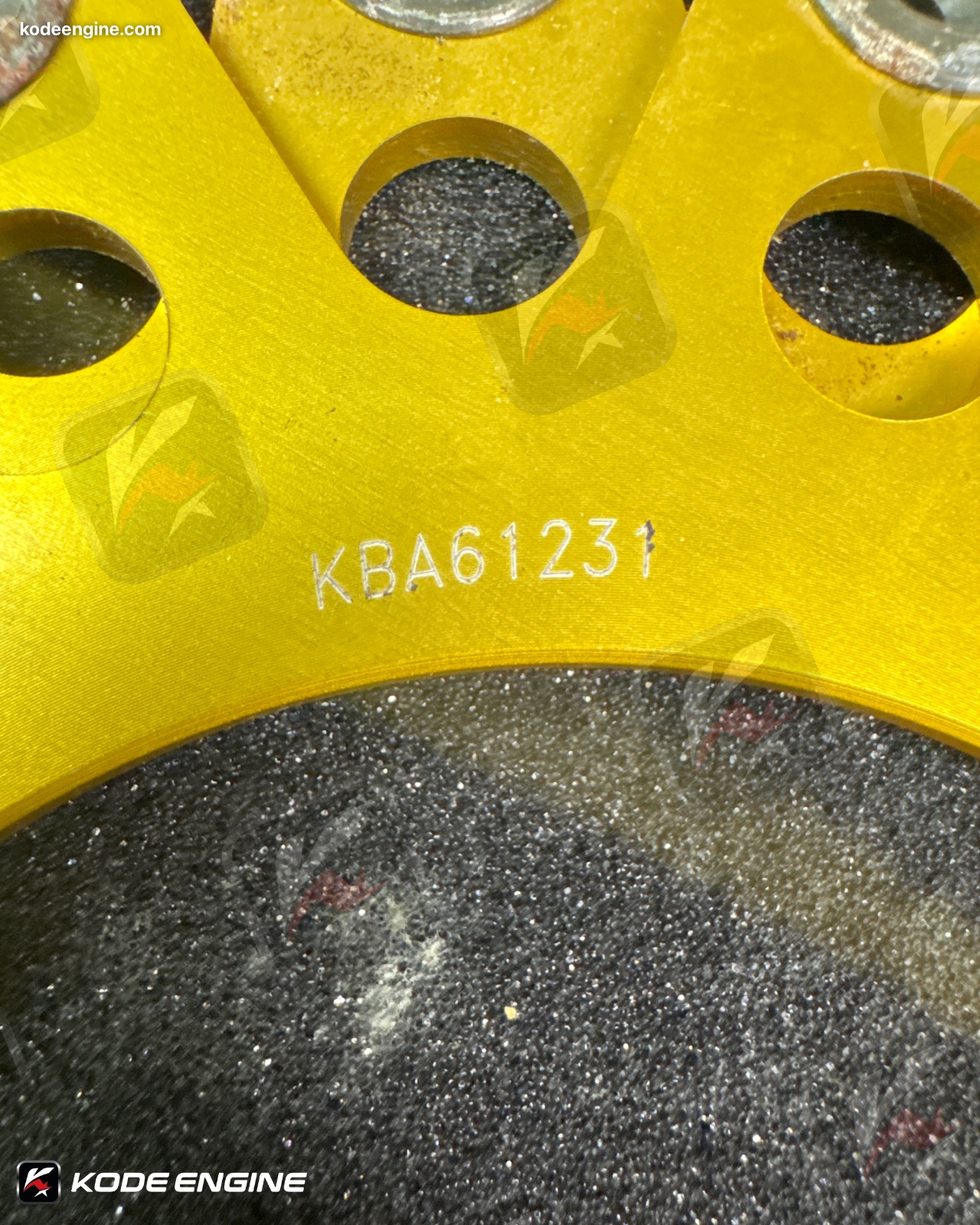 NTC Moto2 brake disc - 320mm with 0.5mm offset (Used condition) image 3