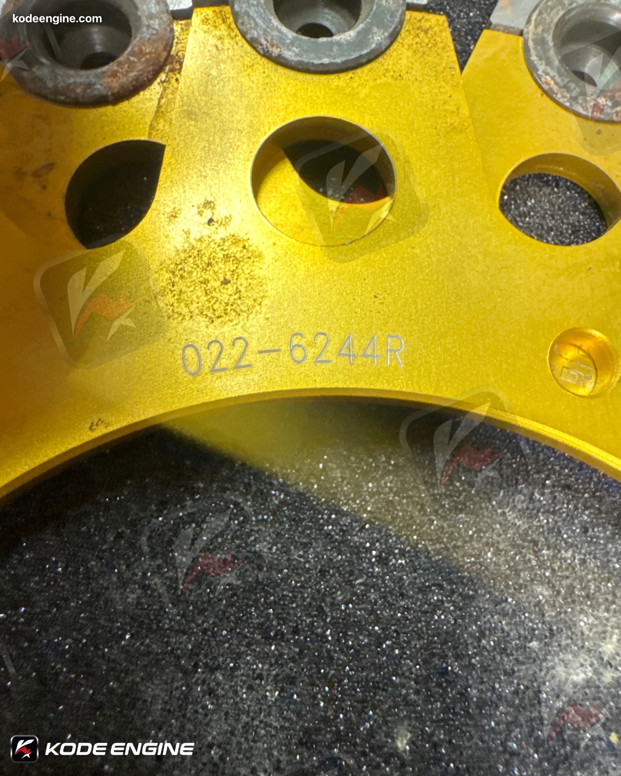 NTC Moto2 brake disc - 320mm with 0.5mm offset (Used condition) image 4