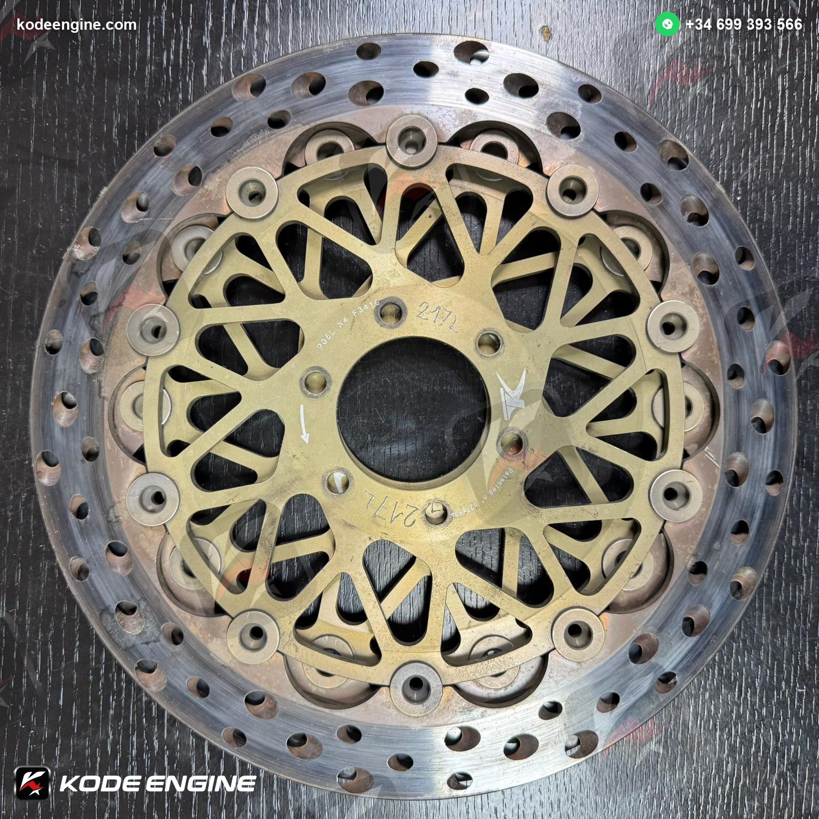 TK Moto2 Front Brake Discs – Used (Pair) image 1