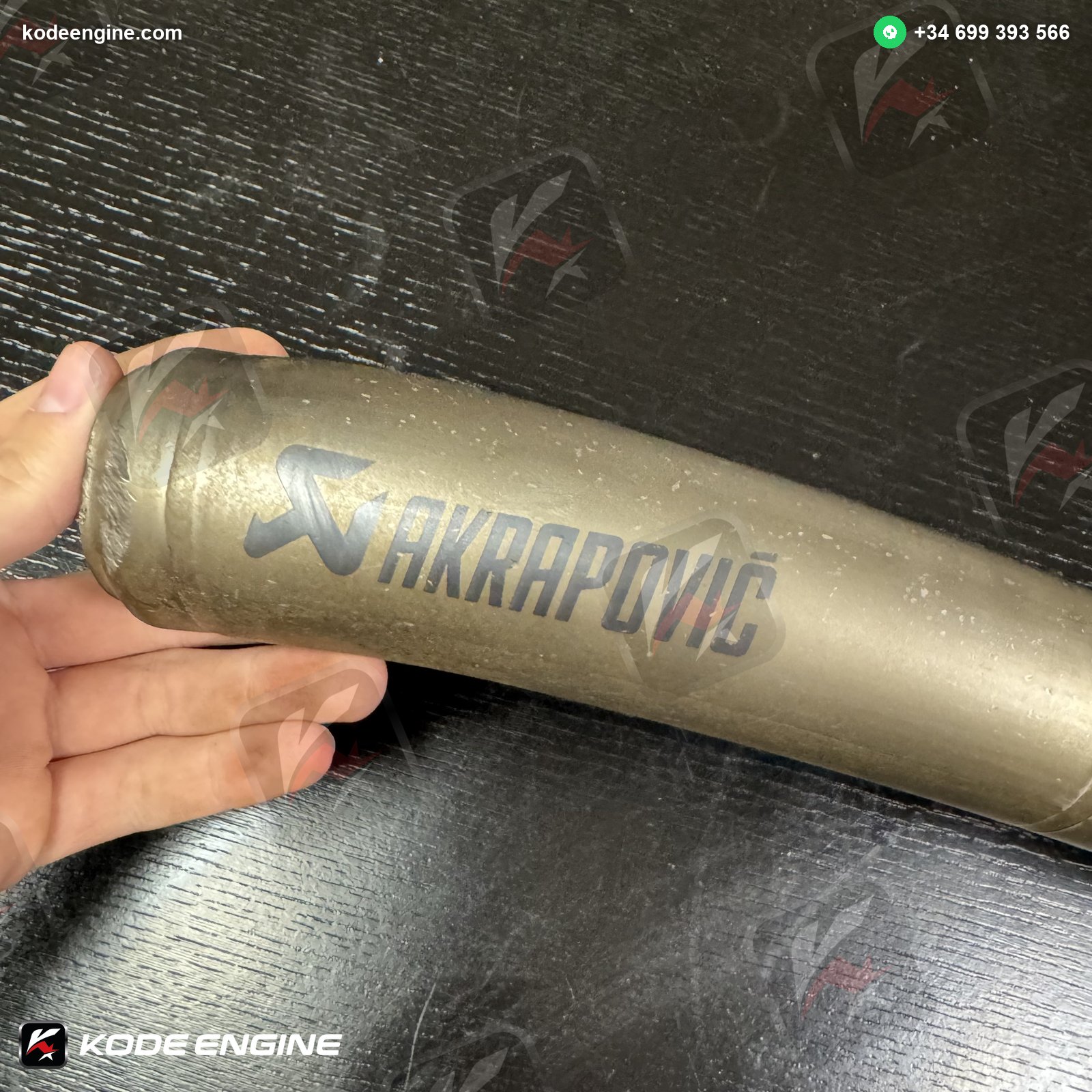 Akrapovic Exhaust Can – 2012 Moto3 KTM – Right Exit (Good Condition) 2