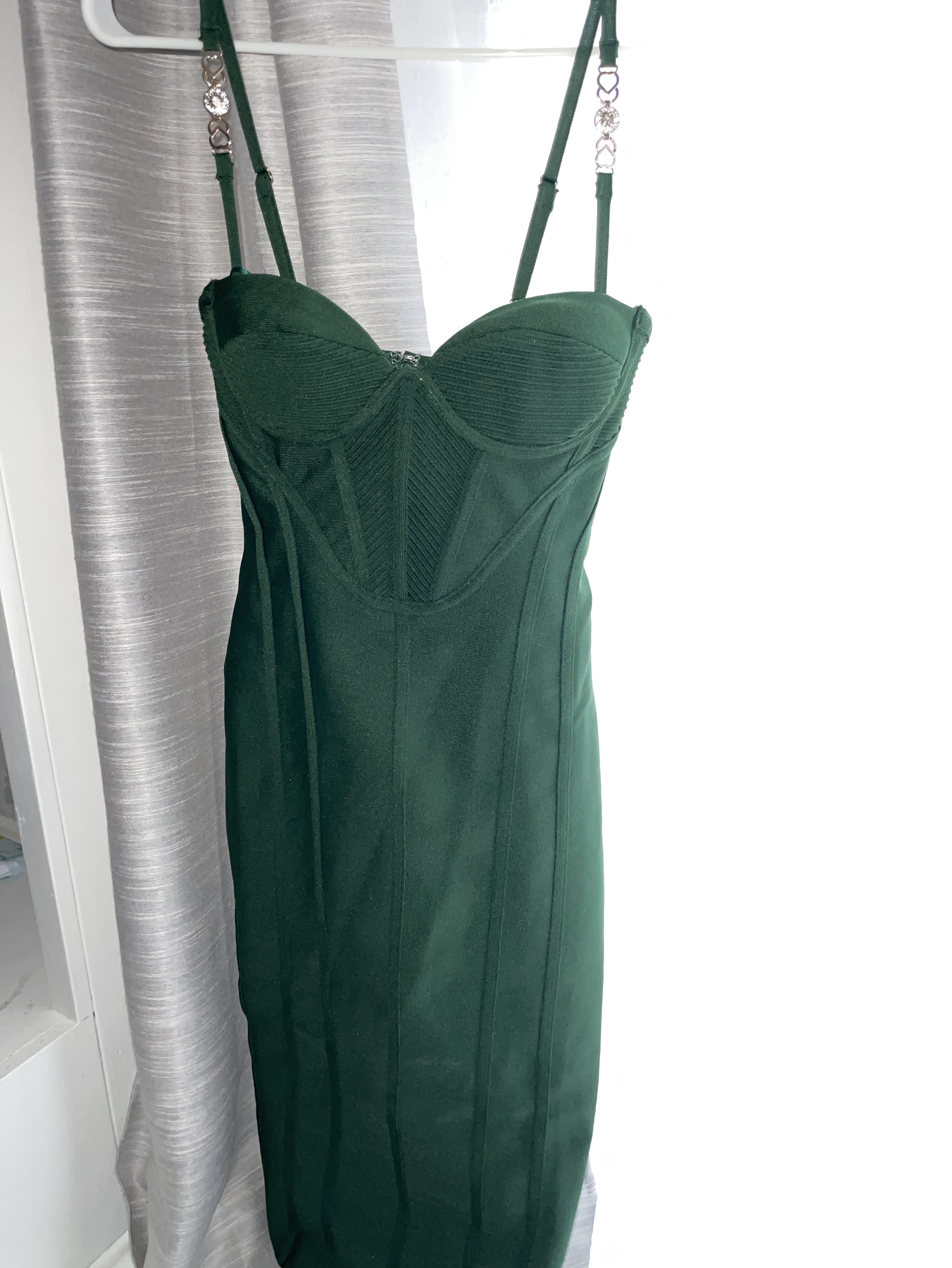 SMALL Fashion Nova Green Bodycon Dress