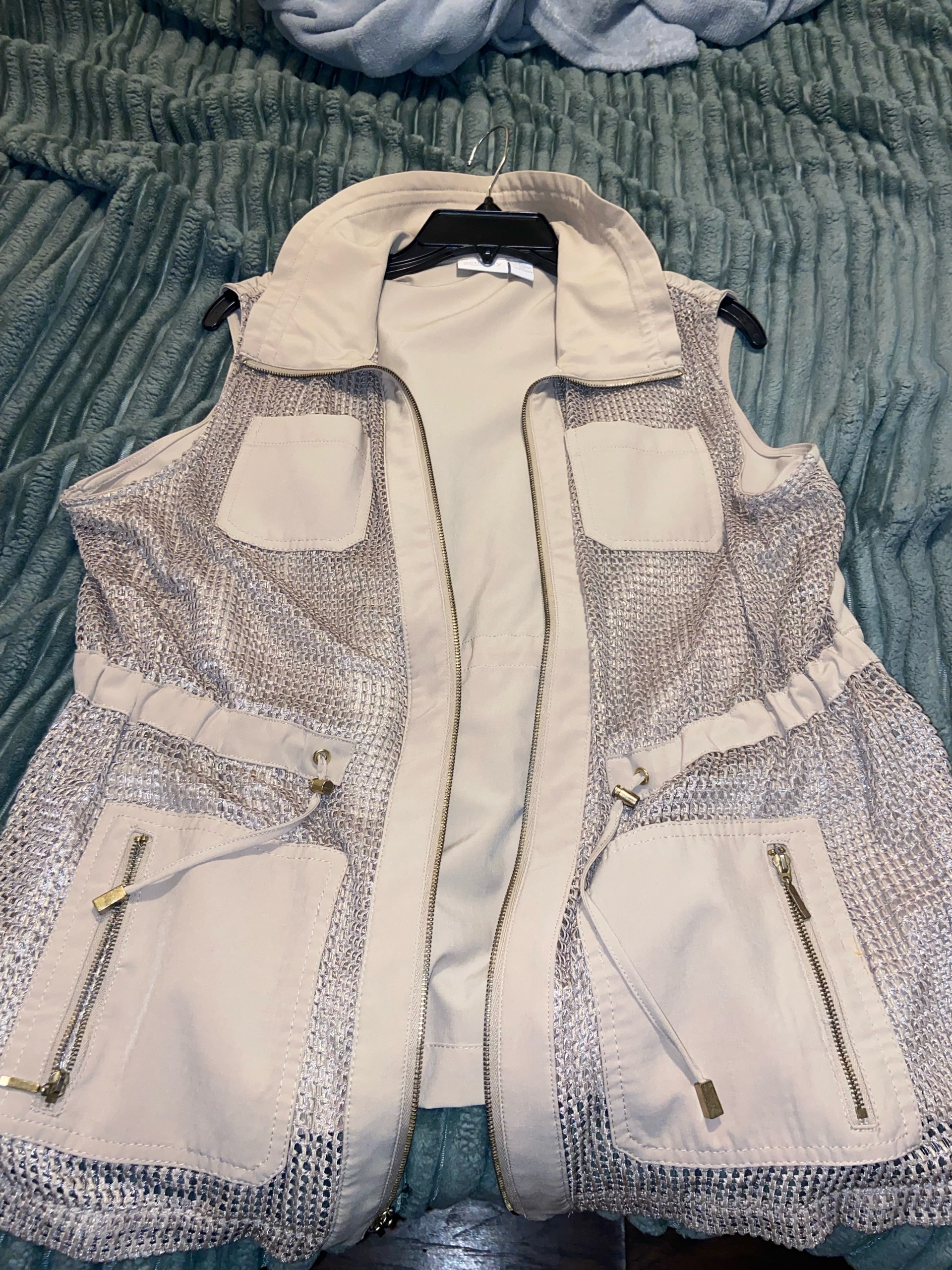 Sheer front vest