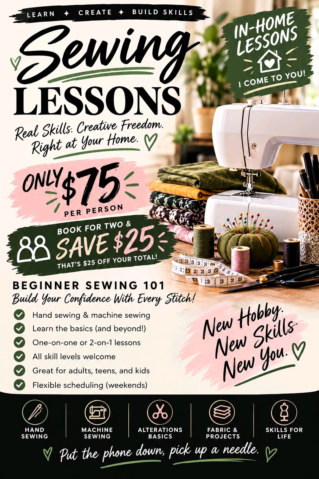 sewing lessons