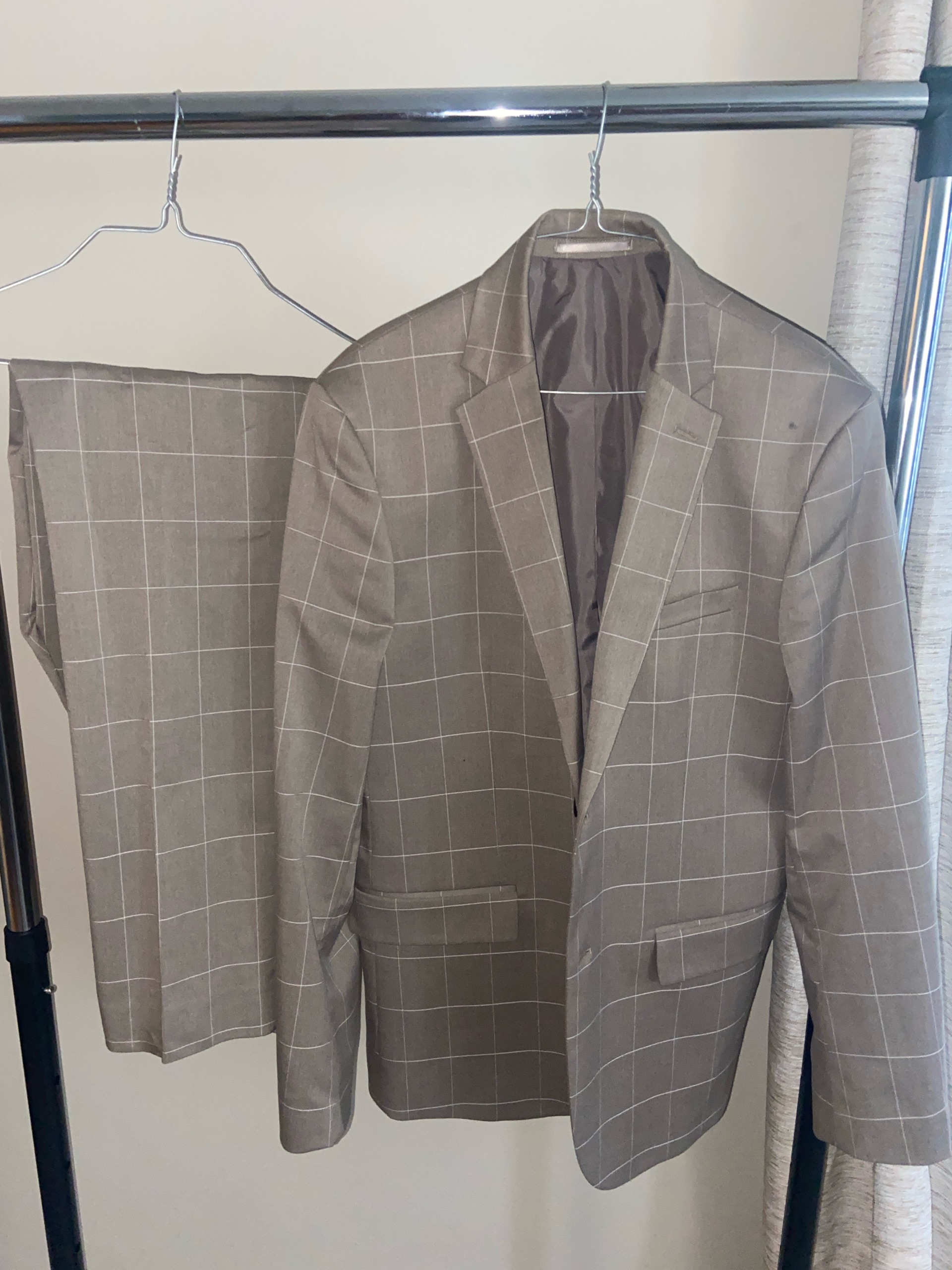Suit Checker Pattern Suit
