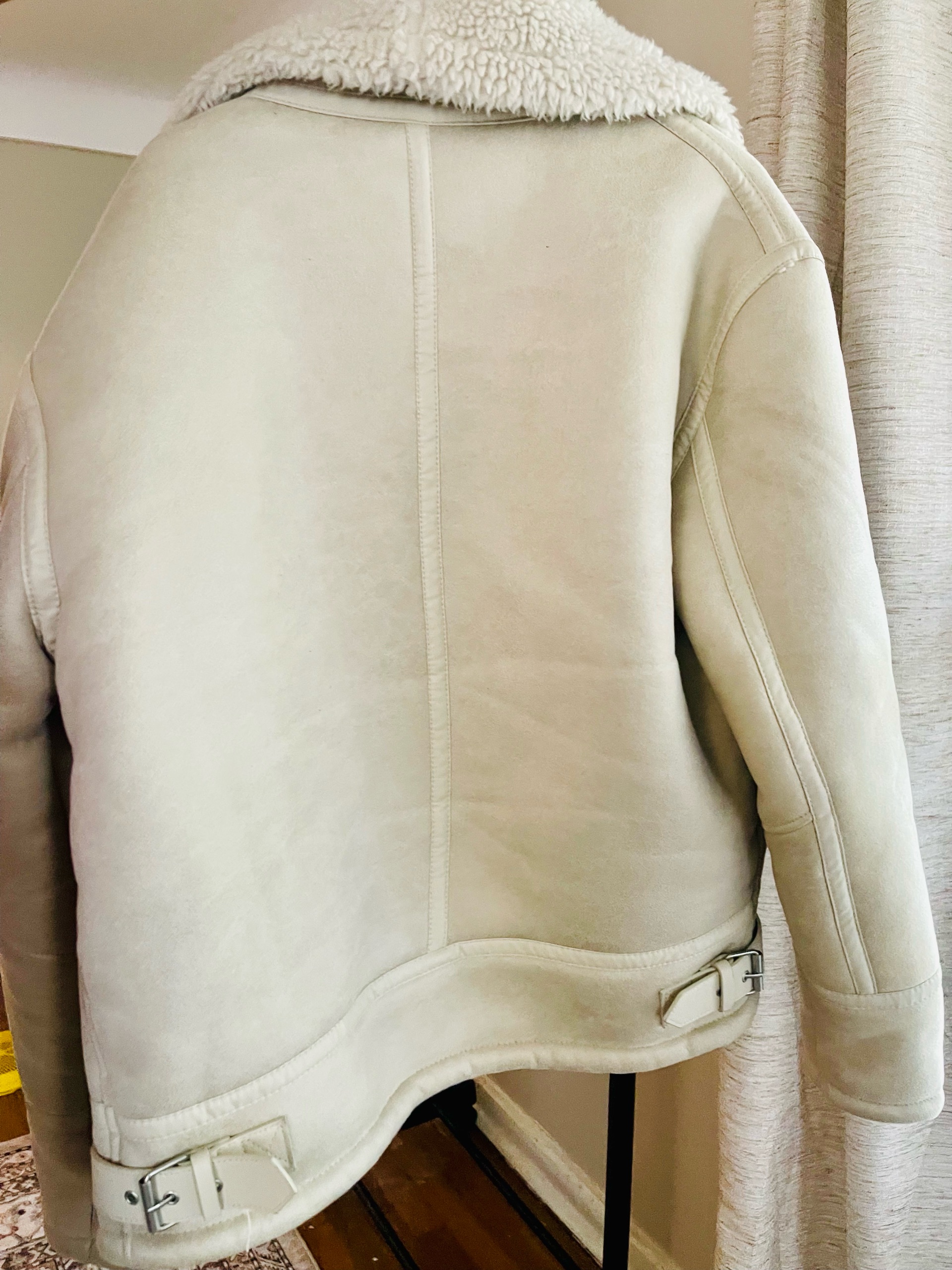Zara Cream Coat (Never worn)