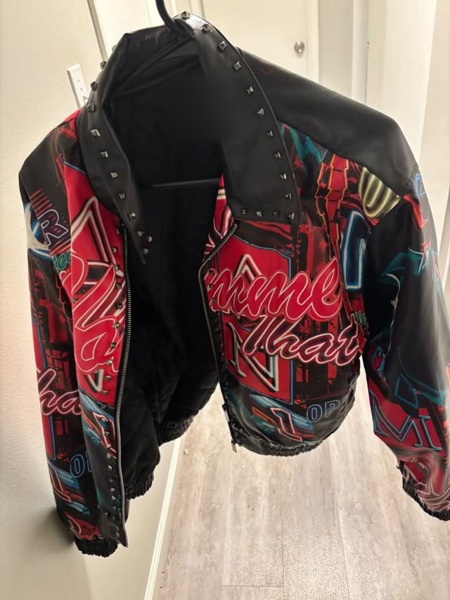 Neon Print Jacket