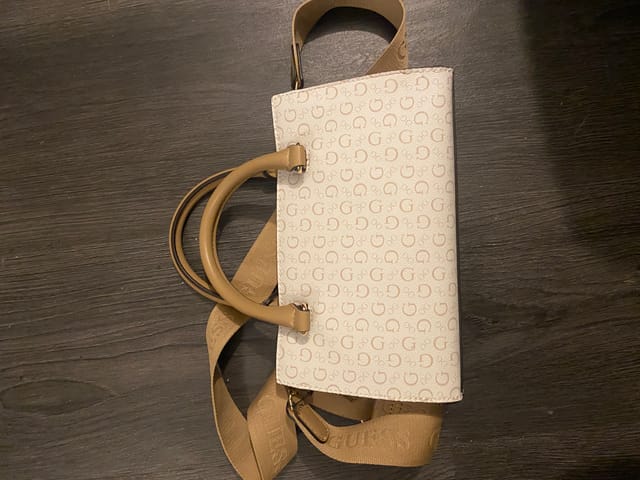 Guess Monogram Satchel Bag