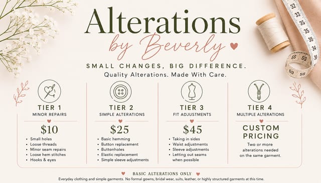 Basic Alterations & Mending