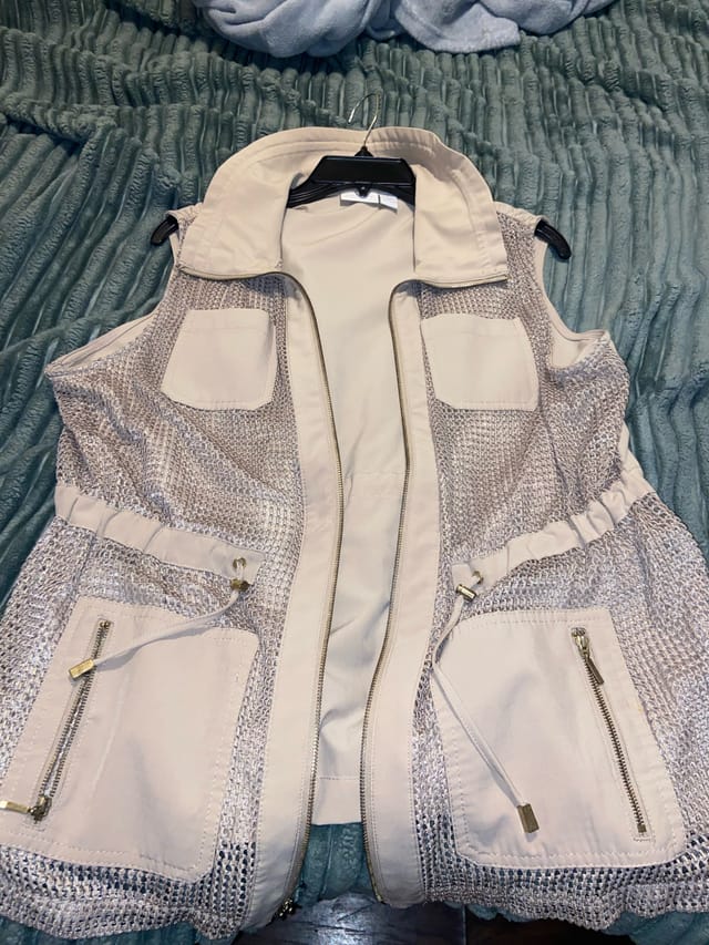 Sheer front vest