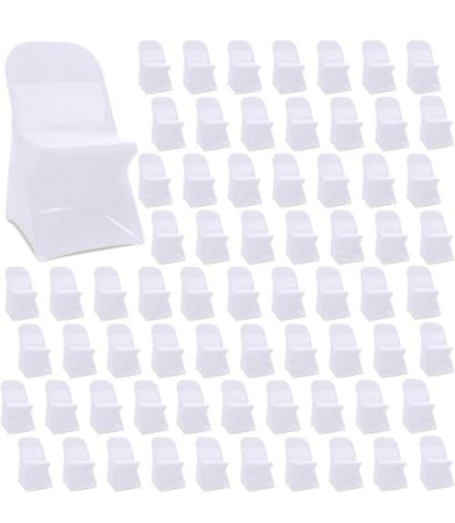 White chair covers