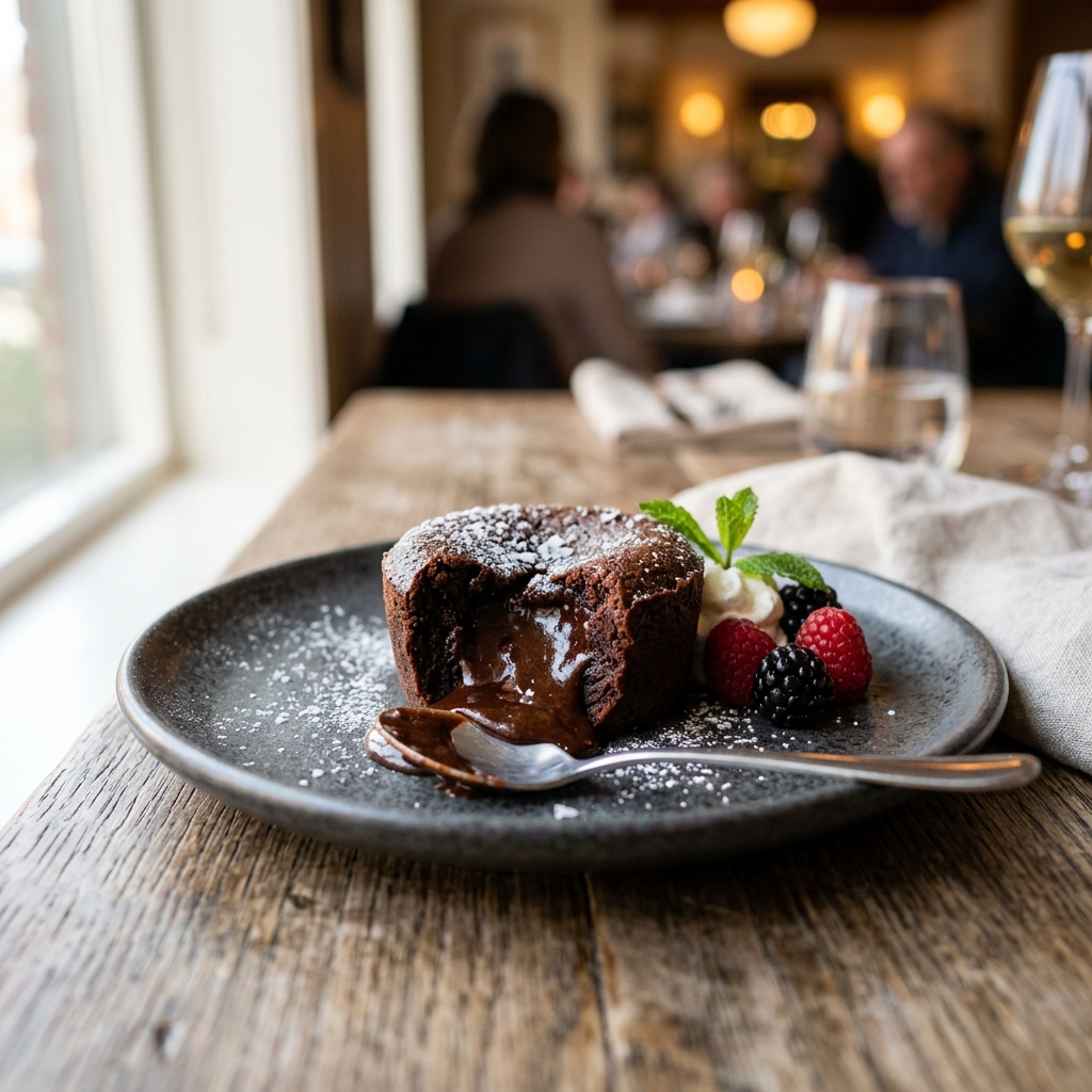Rich Warm Chocolate Fondant