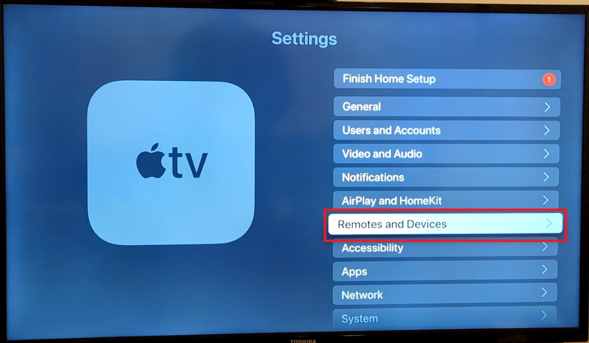 Step 2: Go to Remote & Devices