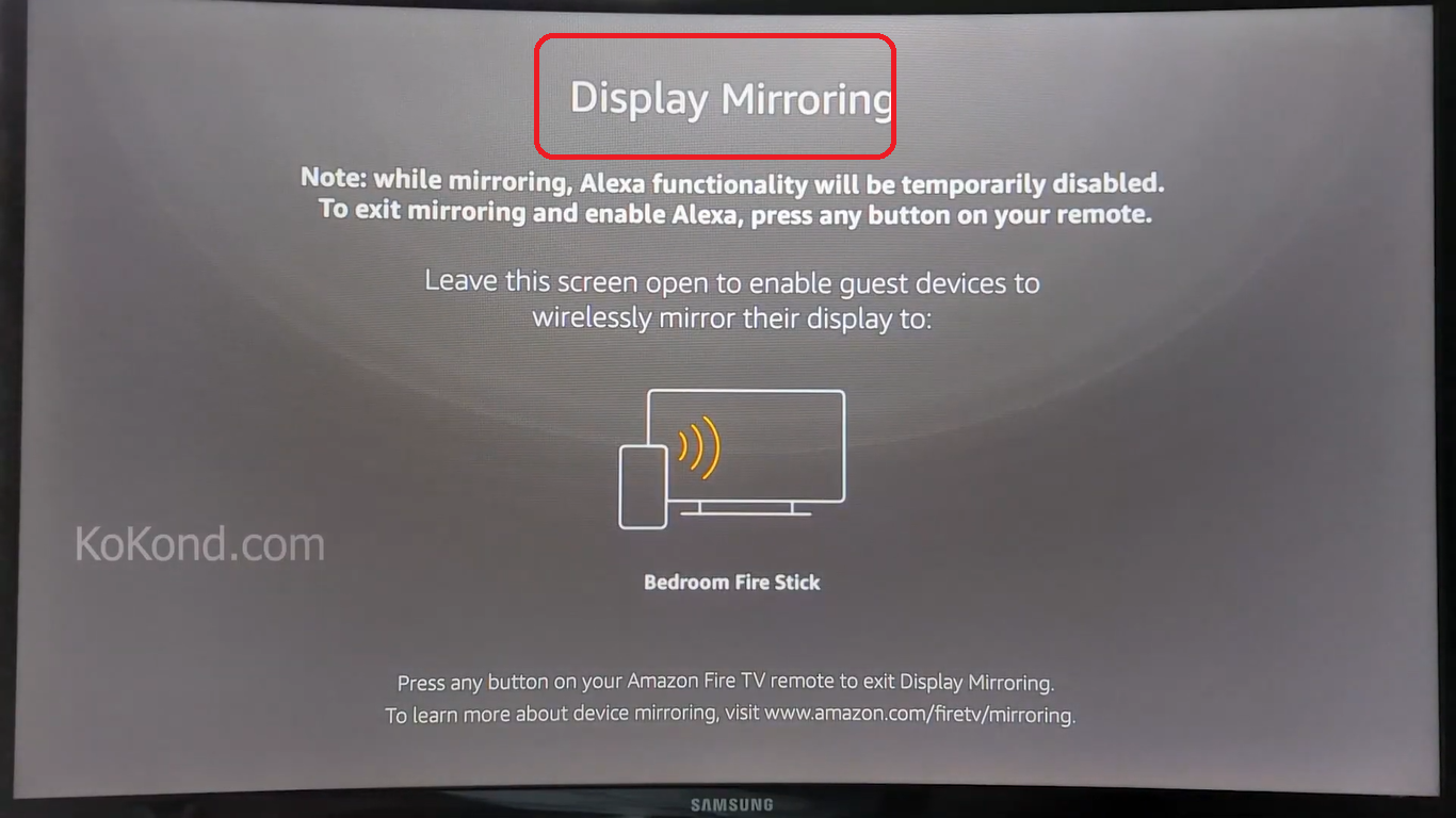 Step 3 - Display Mirroring 2