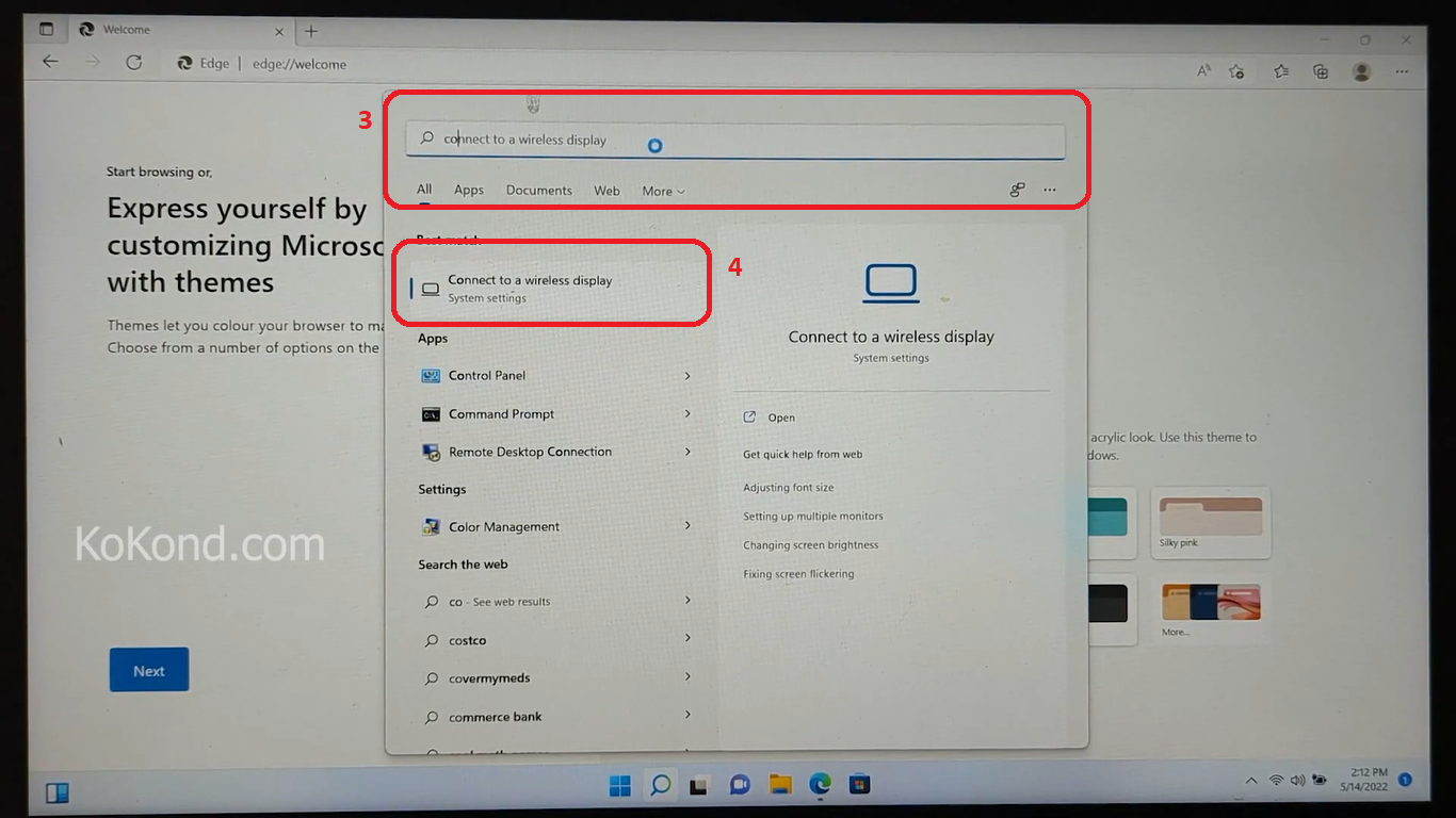 Step 4- Go to Display Settings on your Windows 11 - Part 2
