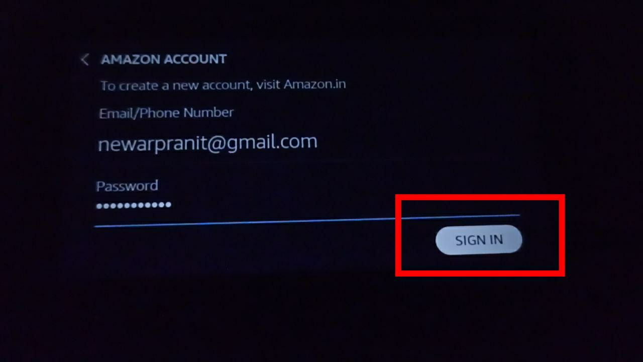 Step 4: Add the Amazon Login Details