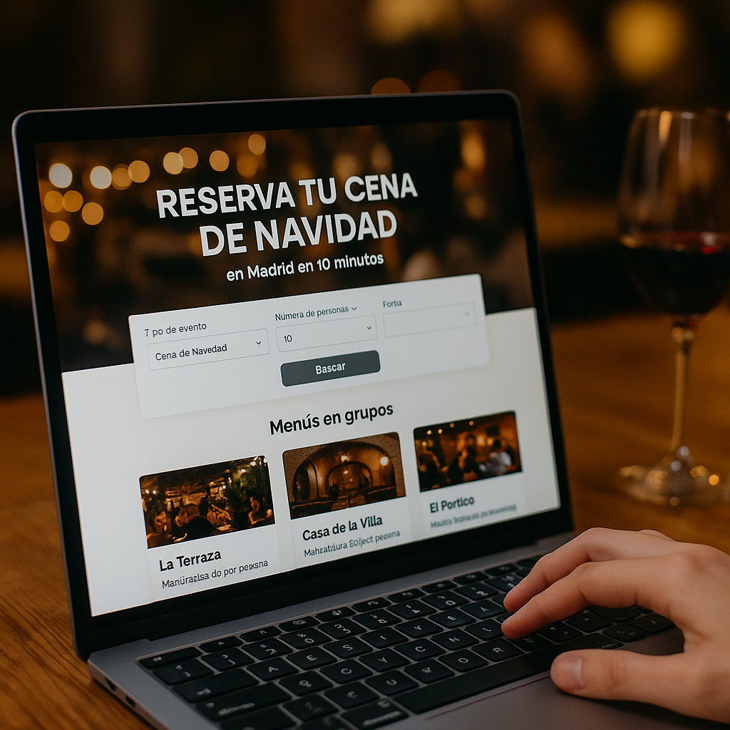 Imagen de Cómo reservar tu cena de Navidad en 10 minutos (guía fácil con Komvo) Cómo reservar tu cena de Navidad en 10 minutos (guía fácil con Komvo)