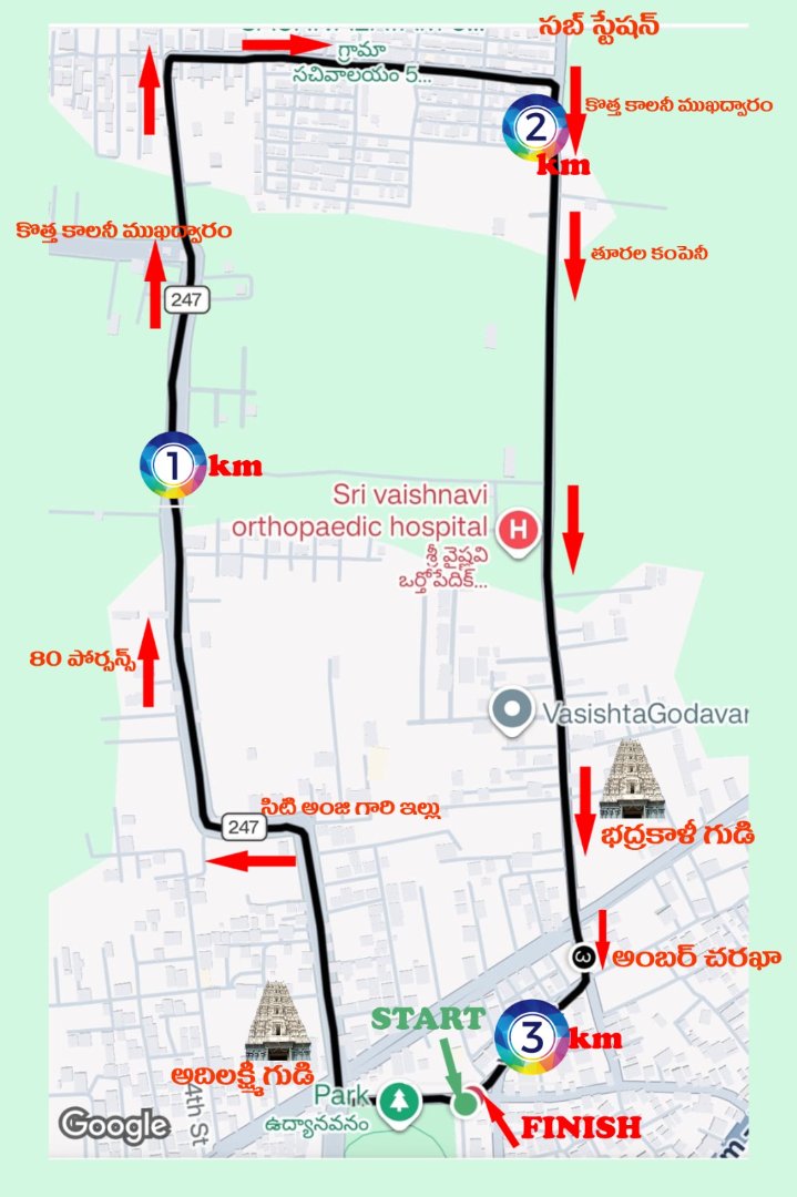 3K Route Map