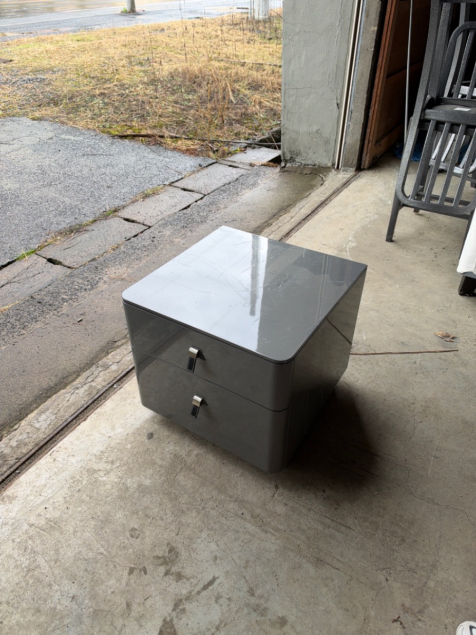 Grey Nightstand