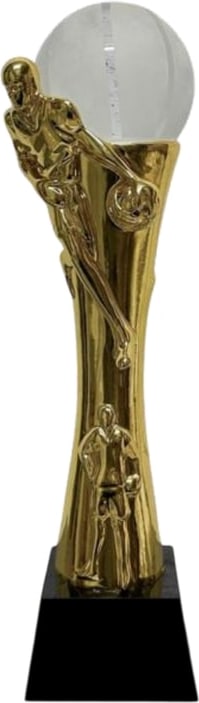 מגן קריסטל רזין כדורסל (MCB1000) · כדורסל