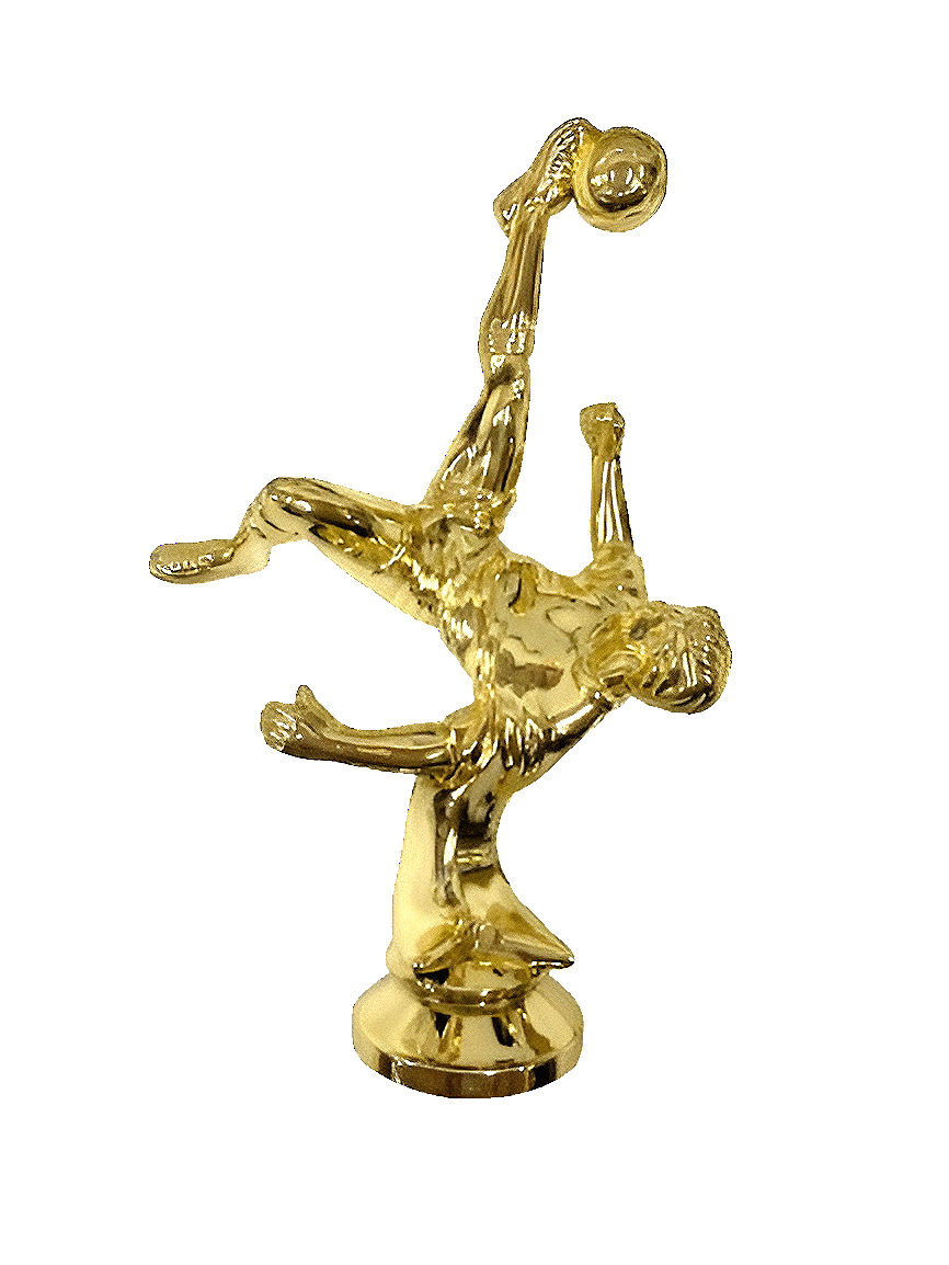 פסלון כדורגל בעיטת מספרת זהב 2