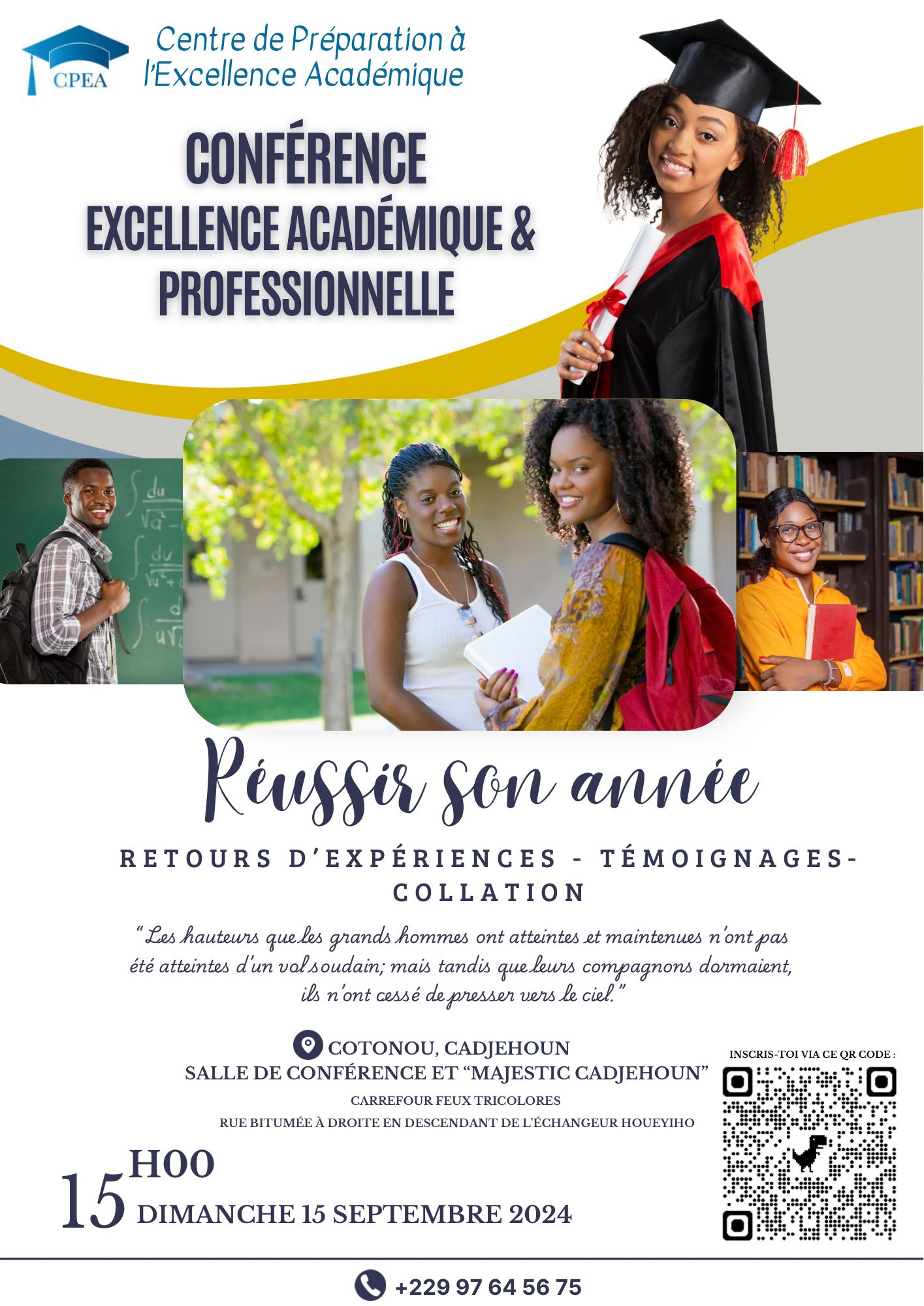 Conference excellence academique 2024