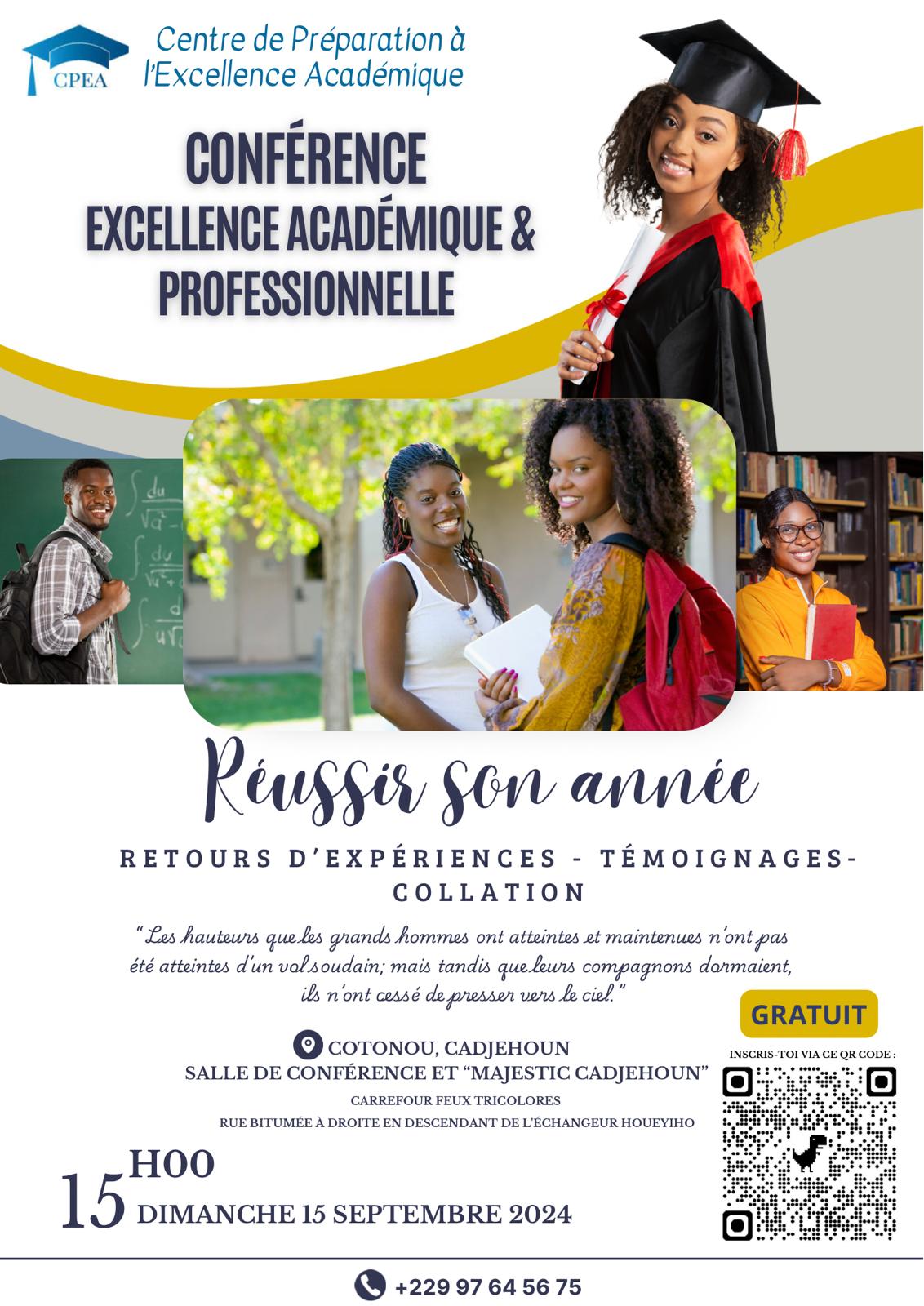 Conférence excellence académique 