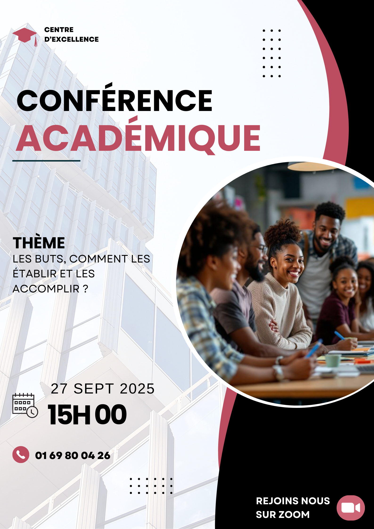 Conférence Les buts, comment les établir et les accomplir