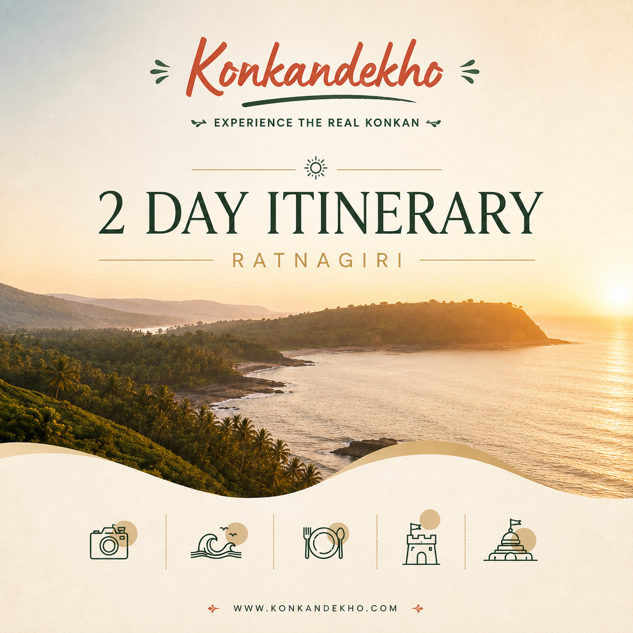 Ratnagiri 2-Day Trip Itinerary: Beaches, Food & Konkan Experiences