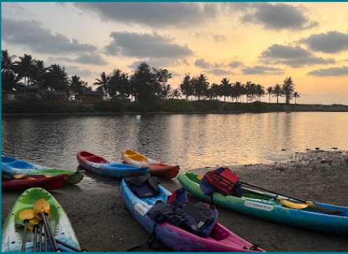 Kayaking near Ganpatipule at Malgund