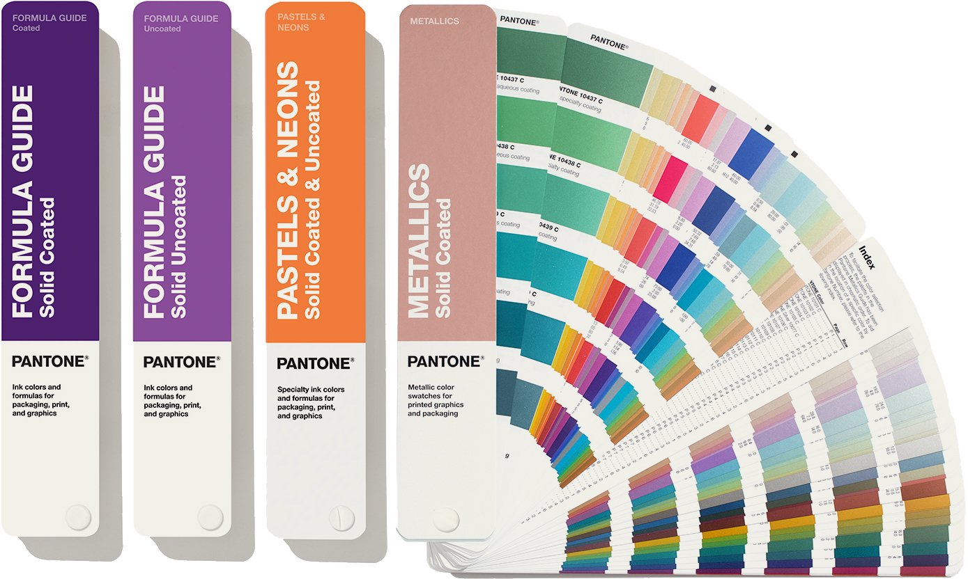 Примеры вееров Pantone