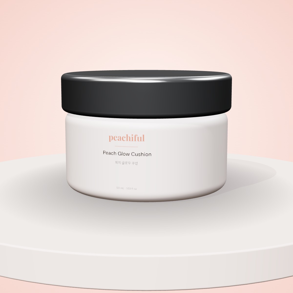 Peach Glow Cushion
