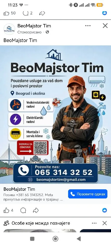 Elektro - Klima - Vodoinstalaterske usluge