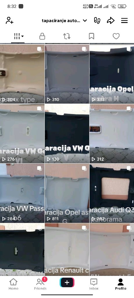 tapaciranje autoplafona - 2