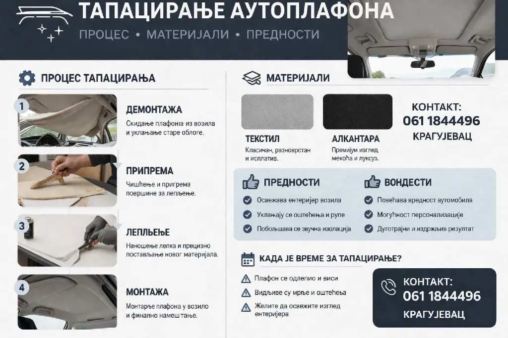 tapaciranje autoplafona - 1