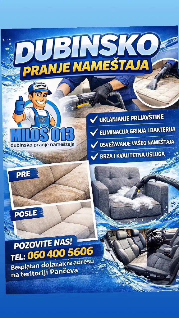 Dubinsko pranje namestaja Pancevo - 3