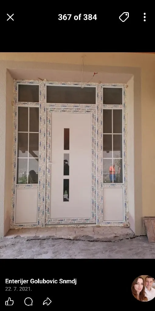 Nameštaj po meri pvc stolarija  sobna vrata - 1