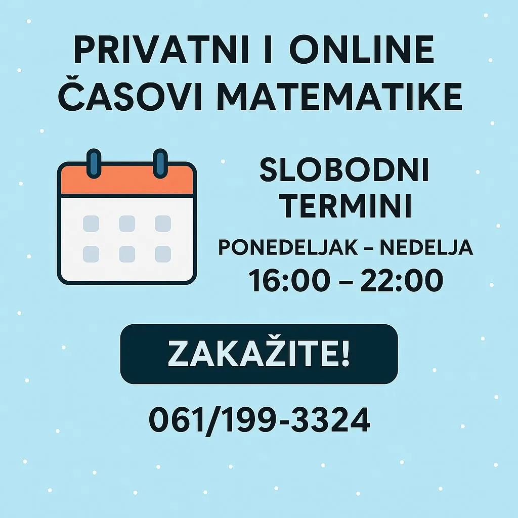 Časovi matematike - 4