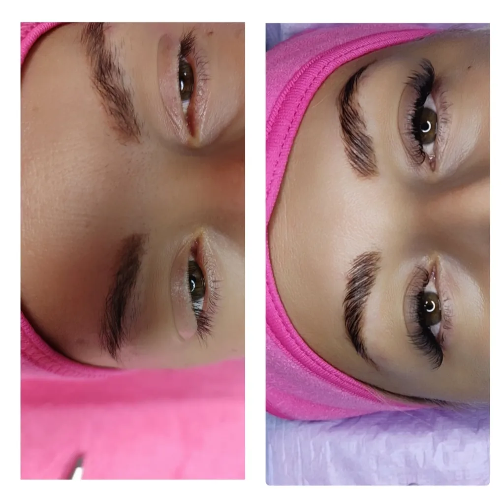 Nadogradnja svilenih trepavica lash and brow lift - 1
