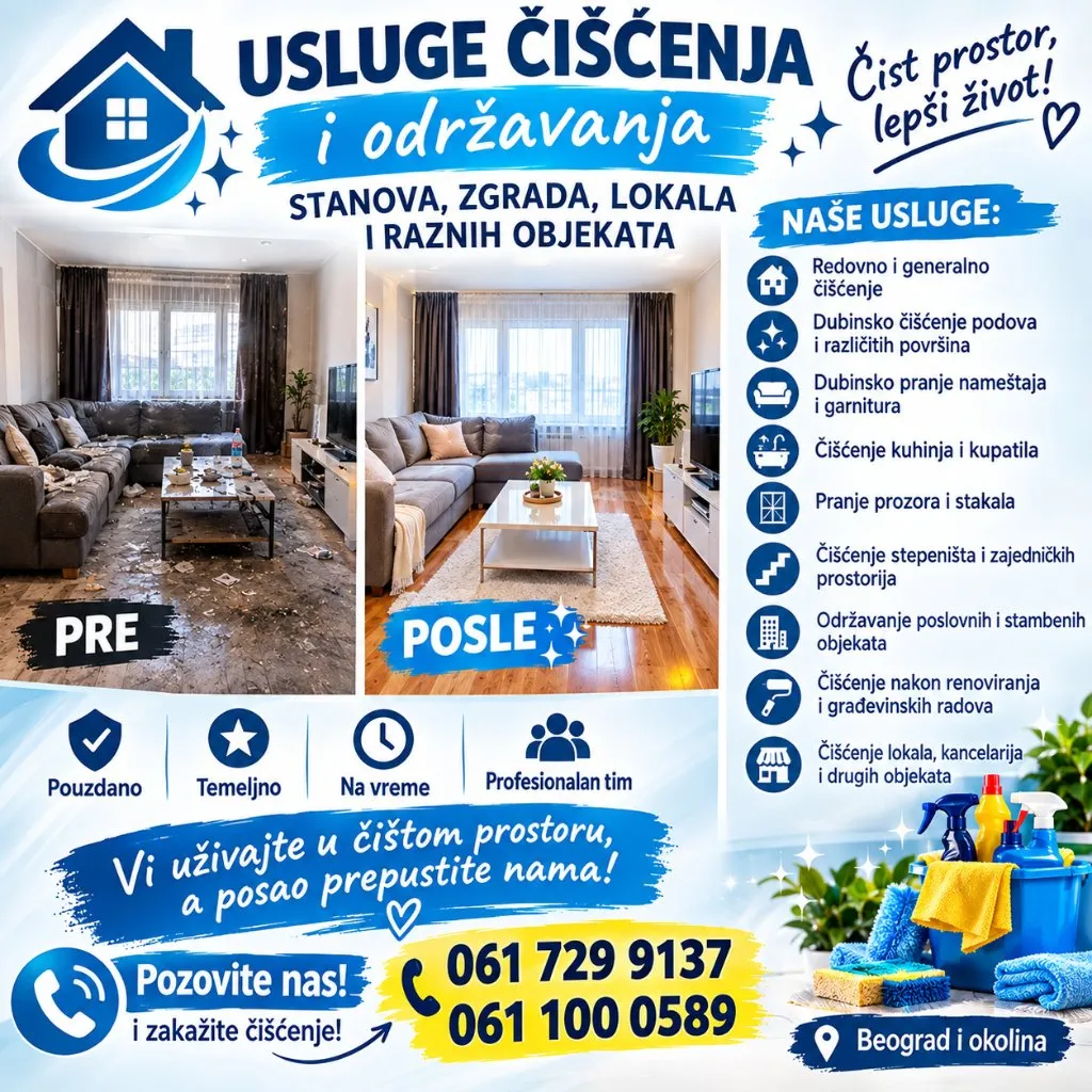Ciscenje i odrzavanje stanova - 1