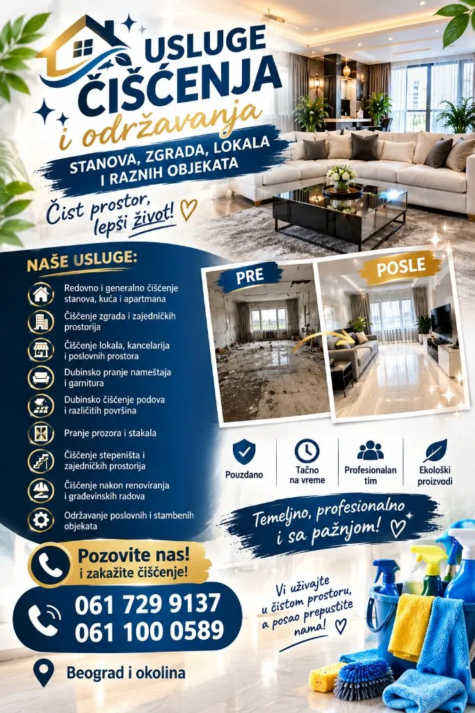 Ciscenje i odrzavanje stanova