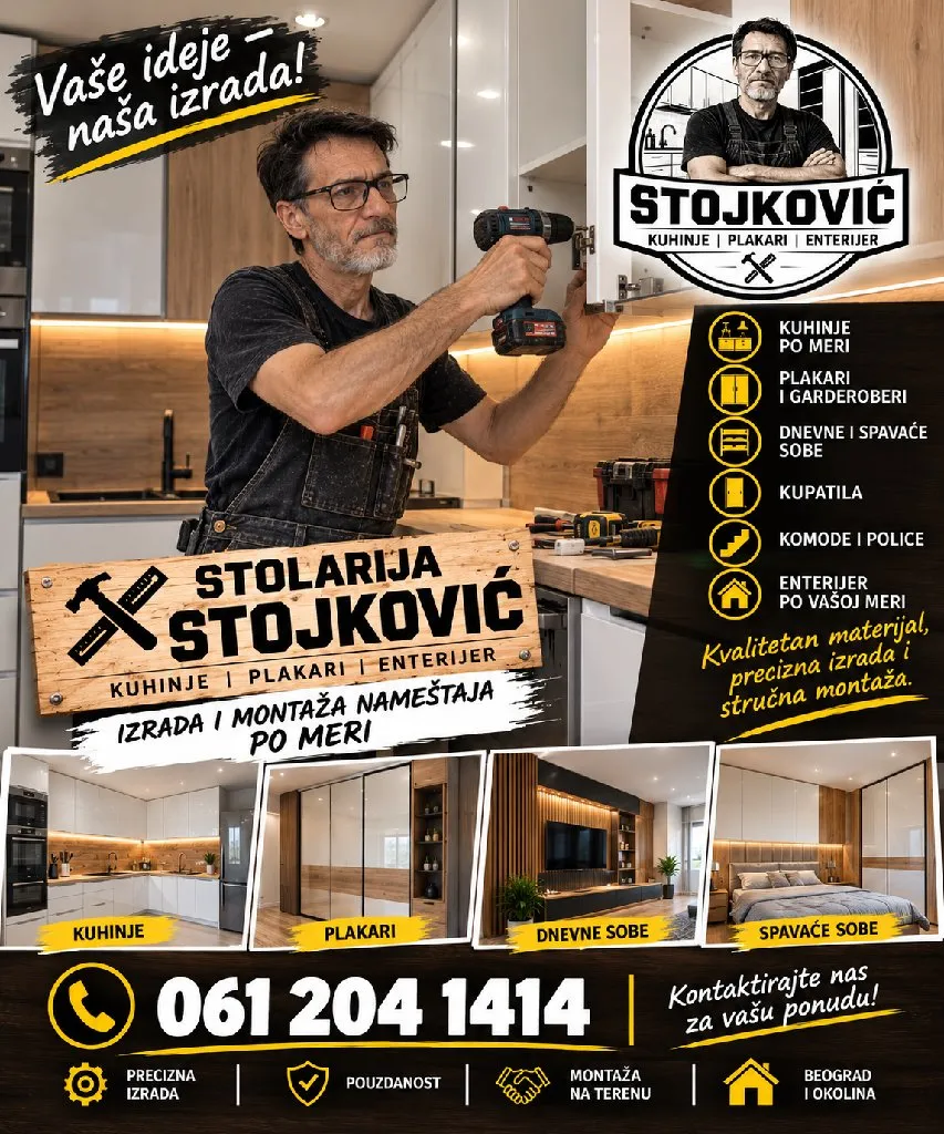 Stojkovic kuhinje plakari entetijer - 2