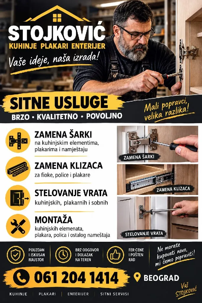 Stojkovic kuhinje plakari entetijer - 1