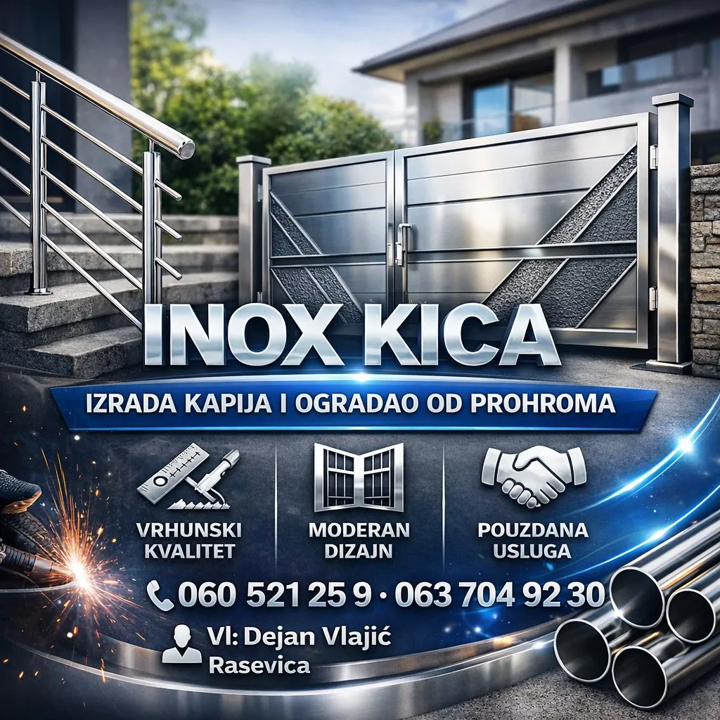 Ograde od prohroma i aluminijuma