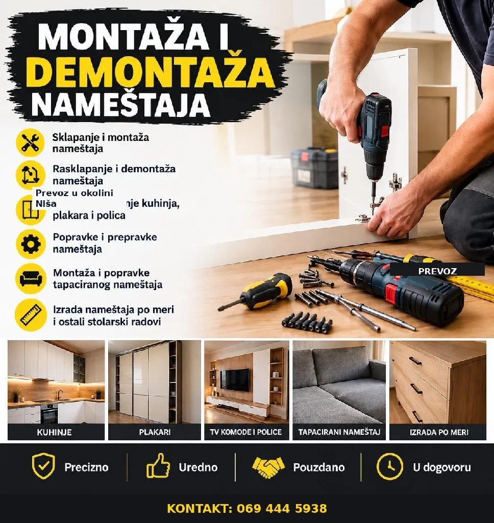 Montaža i demontaža nameštaja