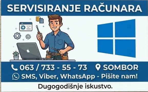 Servisiranje i popravka laptop/desktop računara