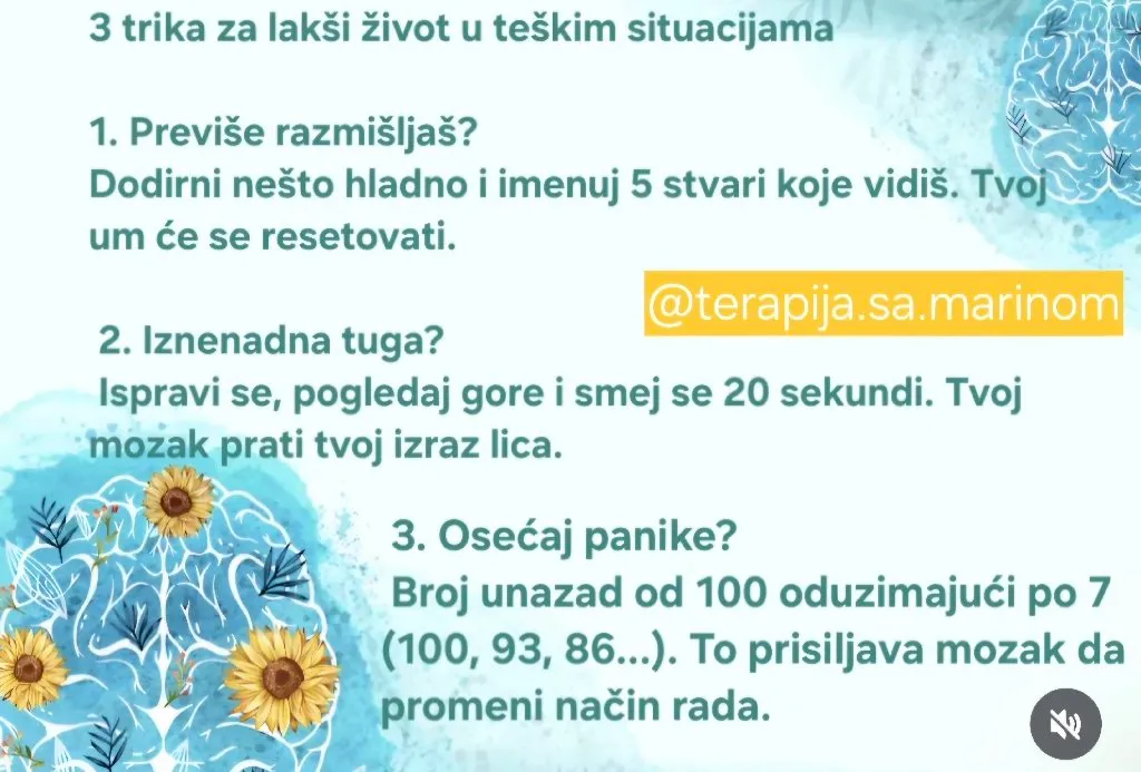 Psihoterapija, online i uživo Zr, Ns - 3