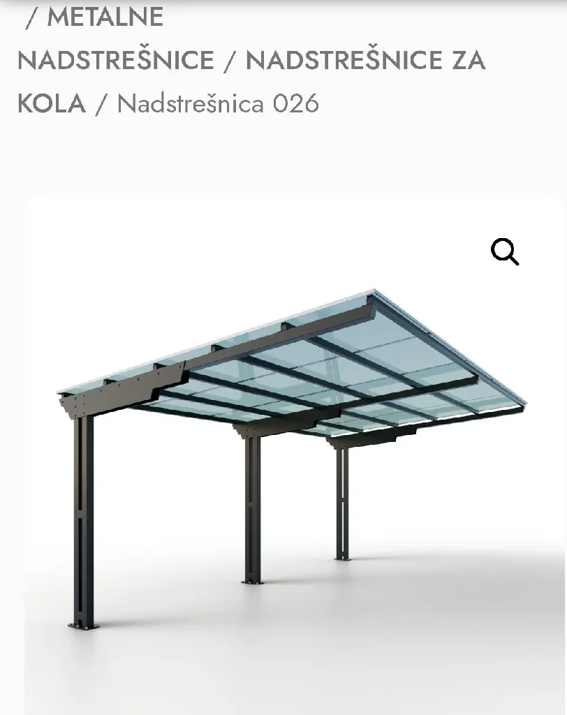 Nadstreŝnice za automobile